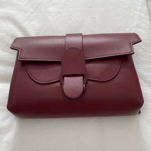 Senreve burgundy crossbody - convertible to clutch and belt bag